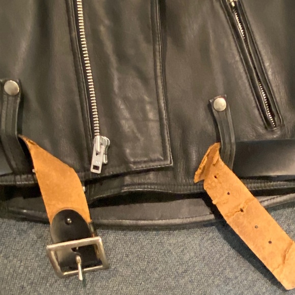 Harley-Davidson 🏍️ Men’s 46R Full Zip Classic Heavy Leather Riding Jacket - Picture 11 of 13